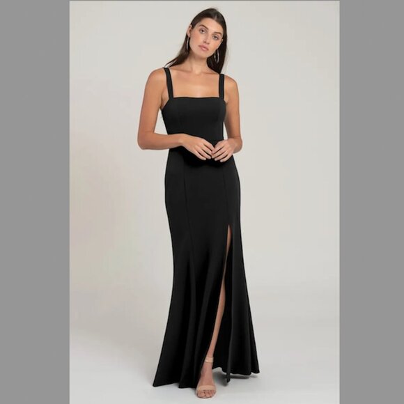 Jenny Yoo Jenner Bridesmaids Dress - Black - Picture 1 of 4